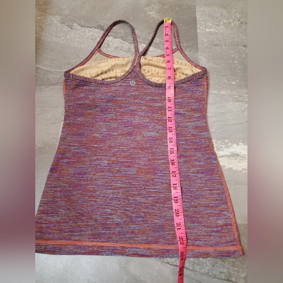 Lululemon Power Y Tank. Wee Are From Space Black March Multi. Size 6. - Picture 10 of 10